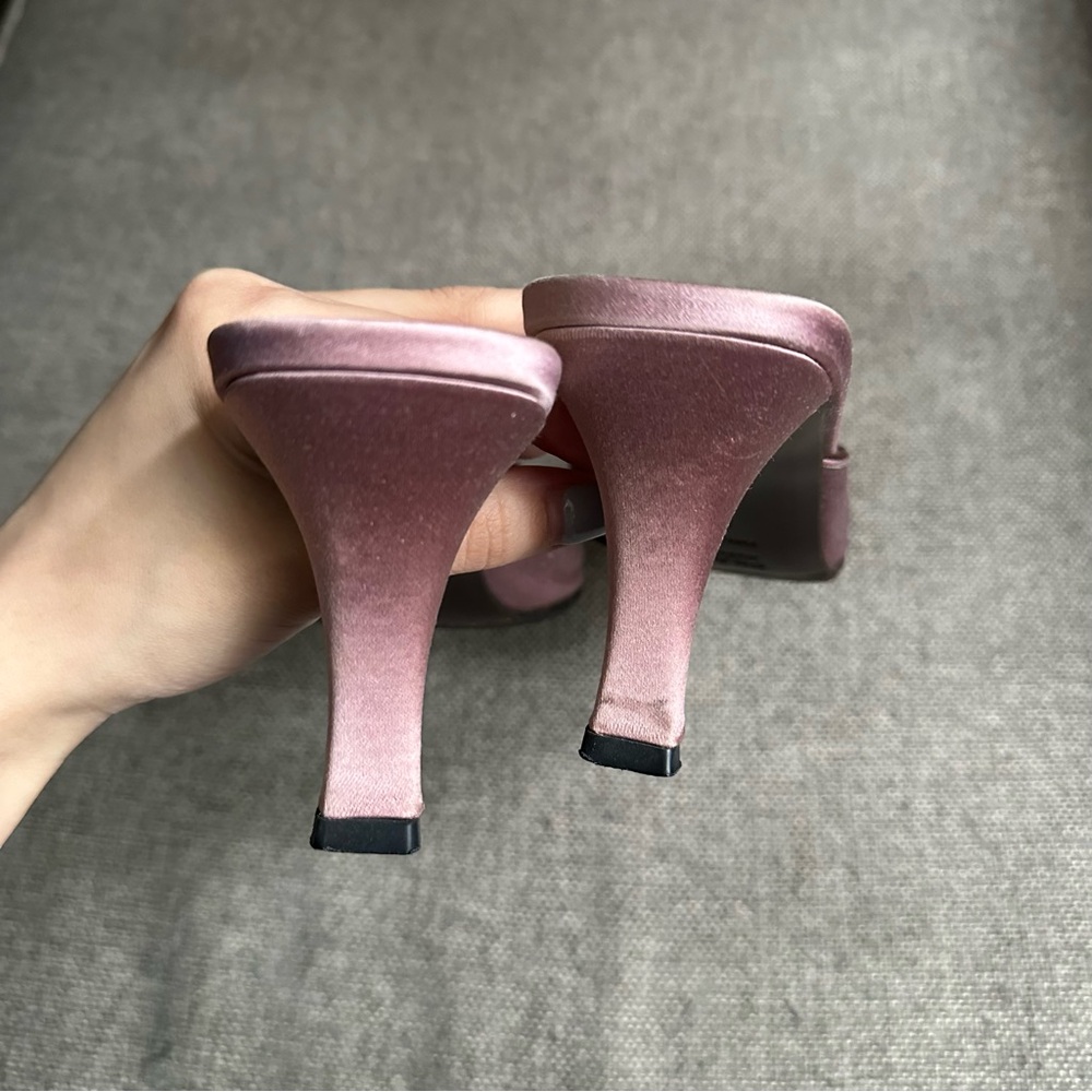 Vintage Prada satin mauve mule heels - Picture 10 of 10
